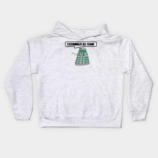 Philly Dalek Kids Hoodie by PattisonAvePhanatics